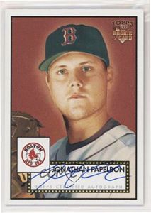 Papelbon Signed Topps Card