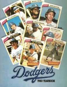 1980 Dodgers Yearbook